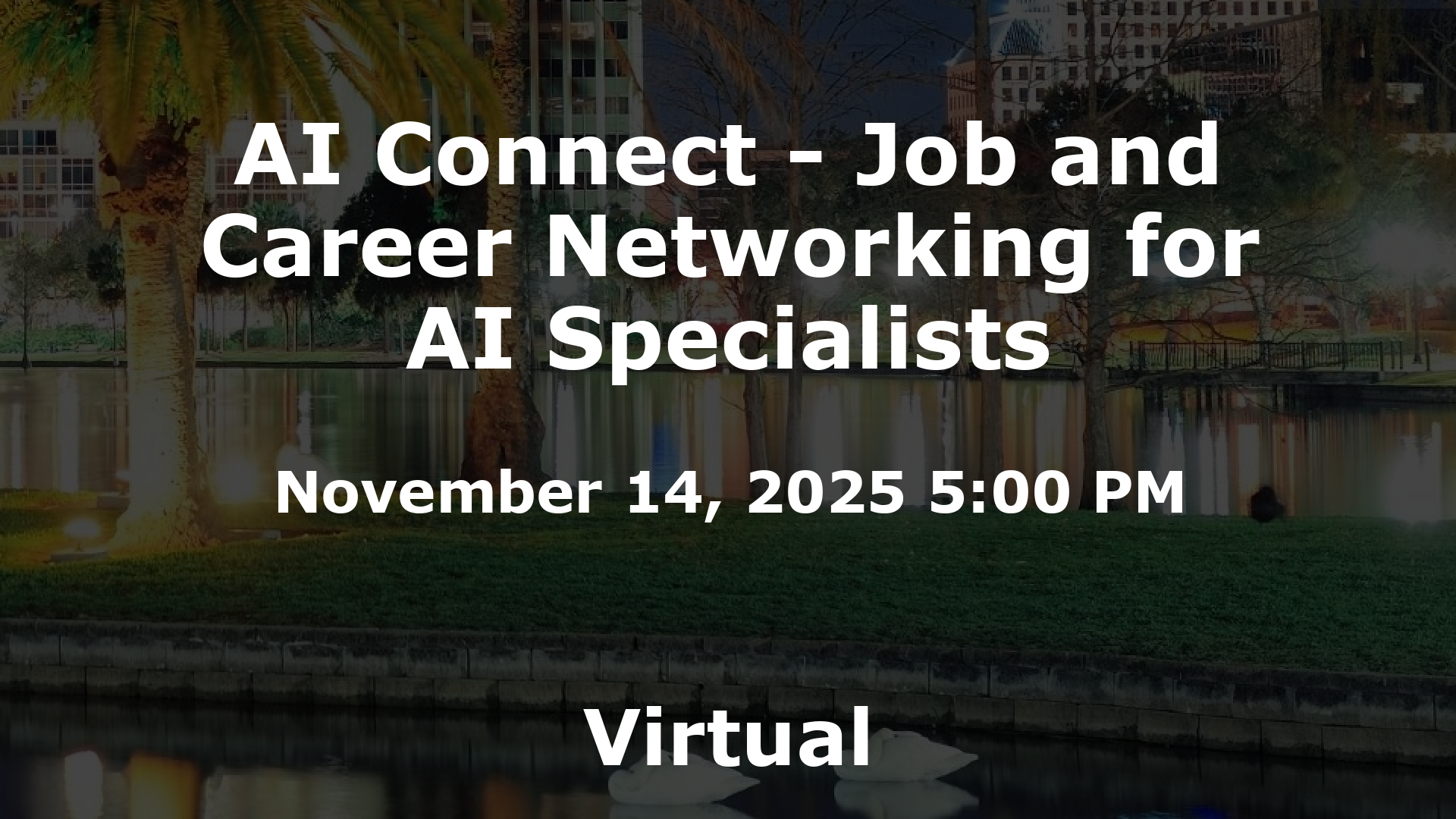 AI Connect - Job and Career Networking for AI Specialists event image